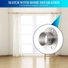Creatyi 38mm/1-1/2 Inch Heavy Duty Stainless Steel Closet Rod Brackets