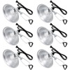 Macarrie 6 Pcs Adjustable Clamp Lamp Light with Aluminum Reflector