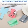 sourcing map Earbuds Holder Case, Earphone Wrap Headphone Case Cord
