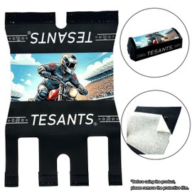 Dirt Bike Handlebar Pad, Sponge Chest Guard Crossbar Fits for 1 1/8" Dirt Bikes Motocross ATV Quads Off-Road Handlebar Handle Bar Cross Bar Fit (Black)