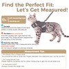 pangdi Cat Harness and Leash Set, No Over-the-Head Cat Vest,