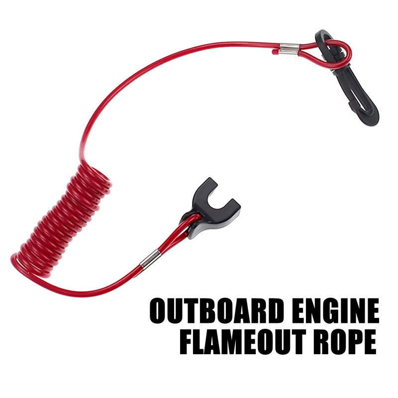 ZOOKOTO 176288 0176288 Emergency Stop Switch Safety Lanyard Tether Engine