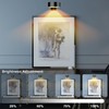 GCVV Battery-Powered Picture Lights with Remote Control, Magnetic LED Art