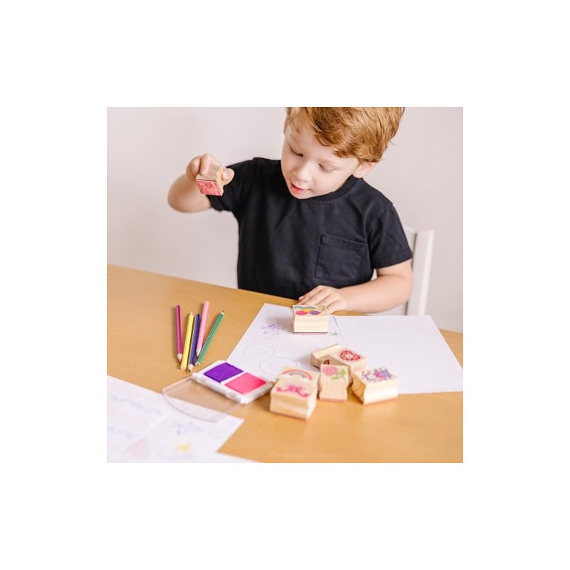 Melissa & Doug Juego De Sellos De Amistad - FSC-Certified