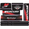MERCRUISER BEST  BRAVO ONE X ORIGINAL COLORS W/RED RAMS STICKER SETS