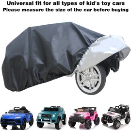 Kids Car Cover,Kids Ride On Toy Car Cover,Fit for Child's Jeep,Outdoor Resistant Protection for Electric Battery Powered Children Wheels Toy Vehicles (52.3 x28.3 x25.6 inches)