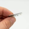 StayMax Rectangular Hollowed Stainless Steel Number Tags Key Tags with