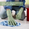SIFANGKE Rubber Kitchen Cleaning Gloves 4‑Pack – Flocked Lined, Non‑Slip,