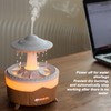 Water Drip Aromatherapy Diffuser 7 Color Light Mushroom Rain Humidifier