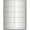 4" x 2" Silver Foil Labels for Laser Printers -