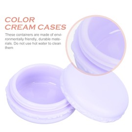 BESTOYARD 30pcs Cream Box Color Macaron Separate Jar Lip Eye Mask Distribution Case