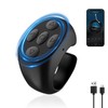 Fingertip Wireless Bluetooth Remote Control,TIK-to-k Remote Control APP Kindle Page