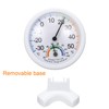 PATIKIL 75 mm Indoor Thermometer Hygrometer Mini Temperature Humidity Meter