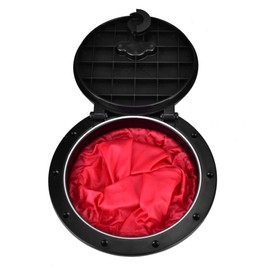 Hatch Cover, Kayak 8 Inch Circular Non Slip Inspection Hatch Detachable Cover Deck Plates Kit with Storage Bag for Marine Boat Kayak Canoe Boating Rowing Rowing