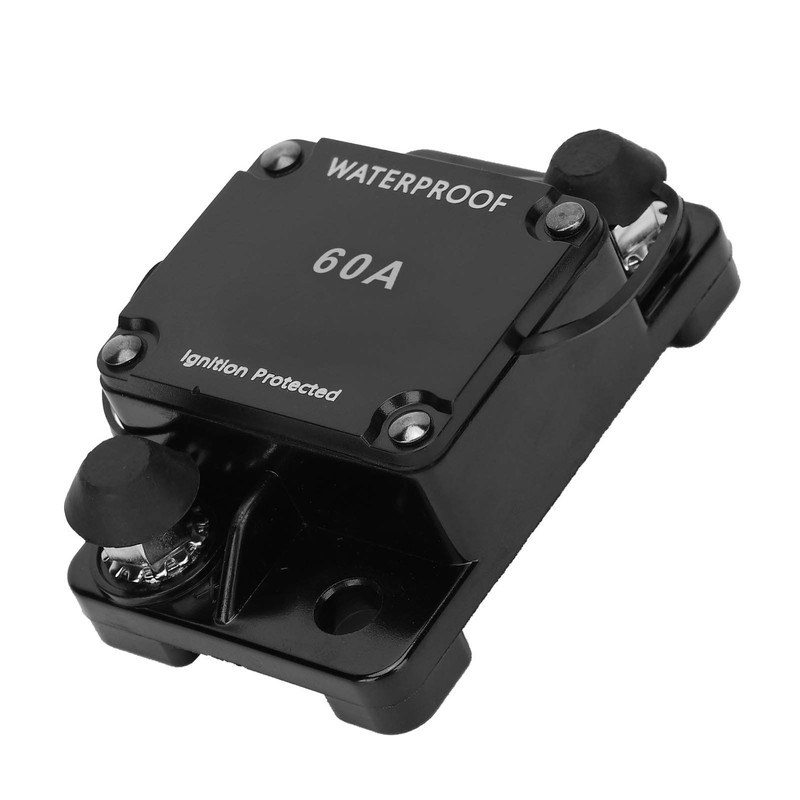 Circuit Breaker Auto Reset Fuse Holder Waterproof Switch DC12-24V HT-608