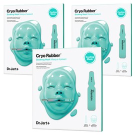 Dr. Jart Cryo Rubber Soothing Mask, 1 pack, 3 packs / 닥터자르트 크라이오 러버 수딩 마스크, 1개입, 3개
