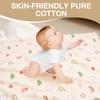 DOOCECIY 2 Pcs Baby Blanket for Newborn, 85 x 85cm