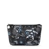 Sakroots Essential Medium Pouch in Eco-Twill, Midnight Seascape