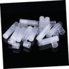 Gatuida 30pcs Refillable Lip Balm Tubes Eco-friendly Transparent Storage Containers