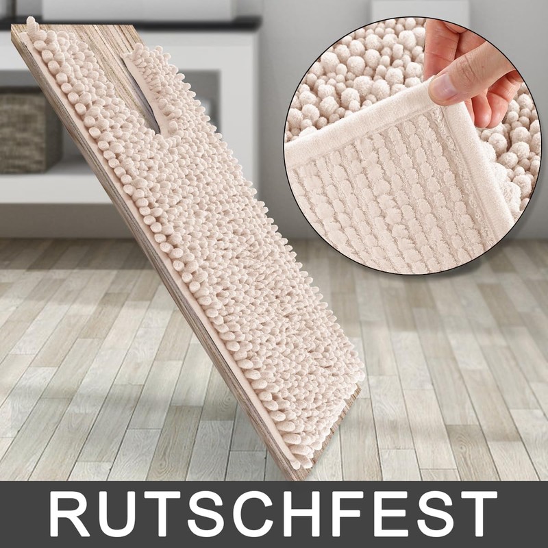 Yimobra U-Shaped Toilet Mat, Soft and Comfortable Contour Mat for