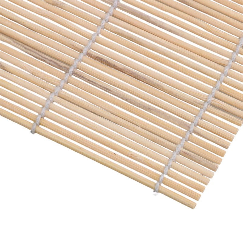 RDEXP 24cm/9.45in Sushi Natural Bamboo Rolling Mat Rice Spreader Paddle
