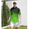 Seadodo Funny Golf Shirts Short Sleeve for Men Fluorescent Green