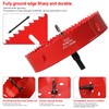 Hole Saw 6 1/8” (155mm) for Wood, HSS Bi-Metal Hole