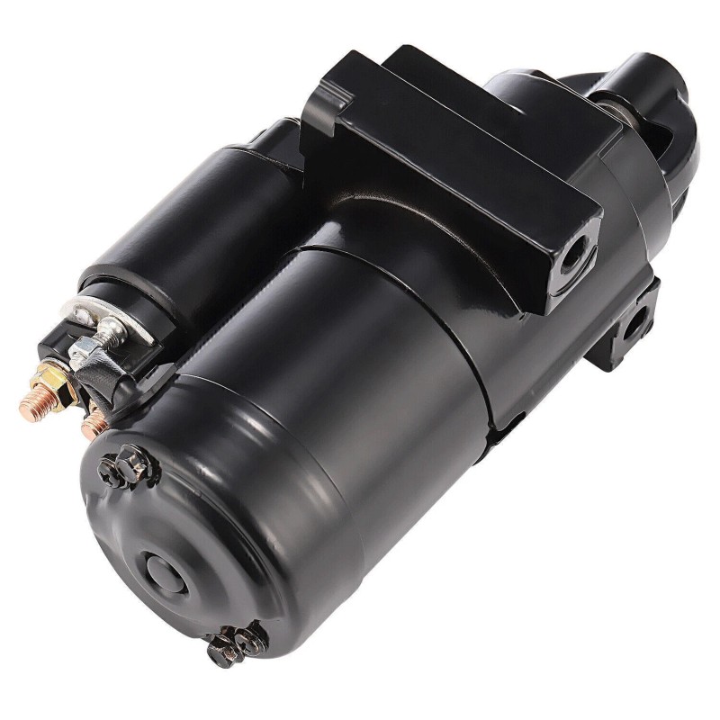 GEARZAAR 1PC 50-863007A1 Black Starter For Mercruiser Model 3.0 4.3