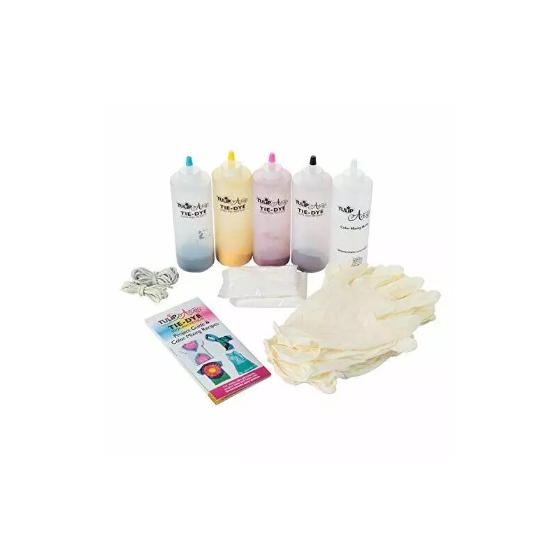 Tulip Artisan Soda Ash Tie-Dye Kit with Color Mixing Bottle