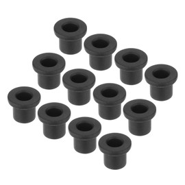 sourcing map 30Pcs t Shape Rubber Grommet Mount Dia 9mm ID 6mm H 11mm Black Seal Protection Cable Grommets Flexible for Cable Pipe