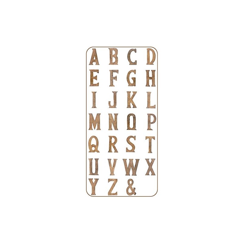 PL Wooden Alphabet Letter C'est La Vie Woody Alphabet H