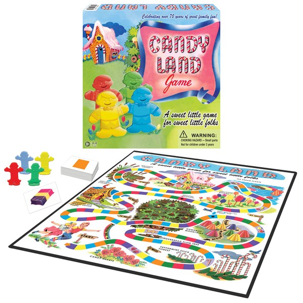 Candy Land With Retro Artwork by Winning Moves Games USA,