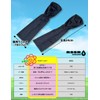 RSSR Women's Arm Cover, Adjuster, Long Size, Fingertip Cover, Back
