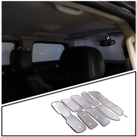 carmotion88 For Hummer H3 2005-2009 Outdoor Full Window Sunshade Anti-UV Sunvisor 8PCS Kit