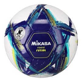 Mikasa Futsal Ball No. 4 Japan Football Association Test Ball OrgestA (For General University, High School Students, Junior High School Students), Hand-Sewn, Blue, FS451E-BL Recommended Inner Pressure