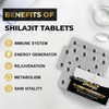 30,000 MG Shilajit Tablets, 100% Shilajit Pure Tablets 60 Counts