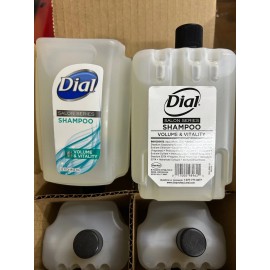 Dial 6x 15oz Dial Salon Series Shampoo Volume Vitality Eco Smart hair wash Versa Disp