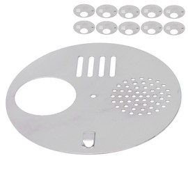 10pcs Beehive Entrance Gates, Bee Door 10pcs Stainless Steel Bee Hive Disc Disk Round Multifunctional Bee Nest Door Vent, Beekeeping Tools, for Beekeeping