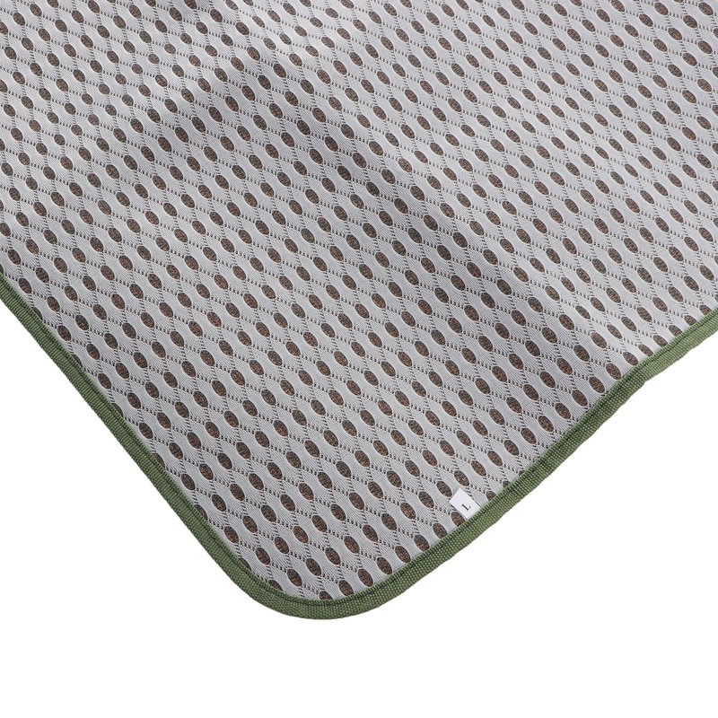 Dog Cooling Mat Breathable Portable Rattan Bed Pet Summer Sleeping