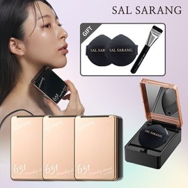 Salsarang [TV Product] Salsarang 631 Foundation Serum 3 Full-size Products + Brush + 2 Puffs - No. 23 / [TV상품] 살사랑 631 파운데이세럼 본품3+브러쉬+퍼프2 - 23호