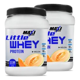 Suplemento Polvo Proteína Maxi L 1kg Pack 2 Pzs Melon