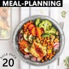 JIUMO 9”Round Aluminum Pans, Tin Foil Pans, Recyclable Disposable Containers,
