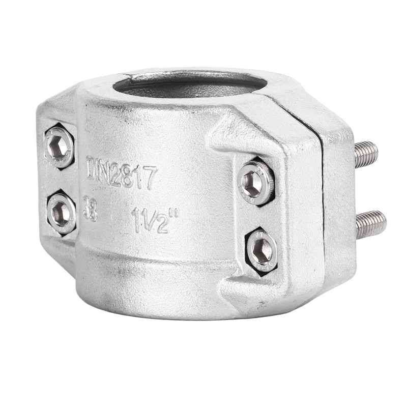 Pipe Hanger Bracket Clamp 304 Stainless Steel 2 Pieces TC