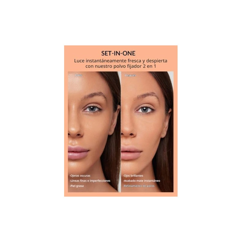 SHEGLAM Insta-Ready Face Powder Polvos fijadores sueltos debajo de los