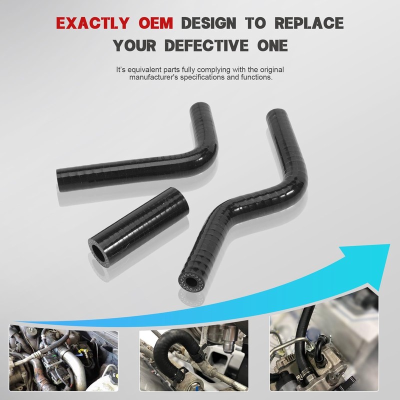 Low Pressure Fuel Hose Line Kit for LB7 Dura-max 2500/3500HD