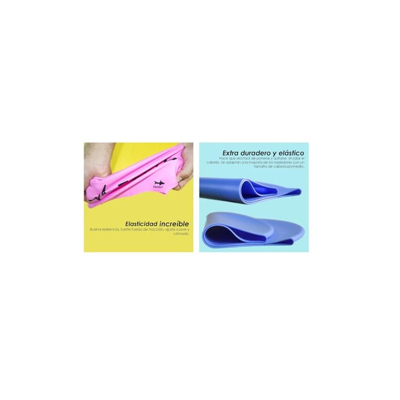 escualo Gorra para Natacion Unisex Adulto y Niño Modelo Rex
