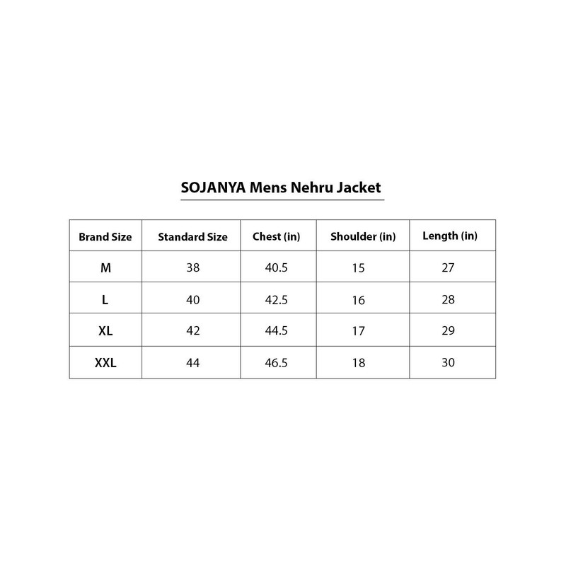 SOJANYA (Since 1958), chaqueta Nehru con estampado de mezcla de