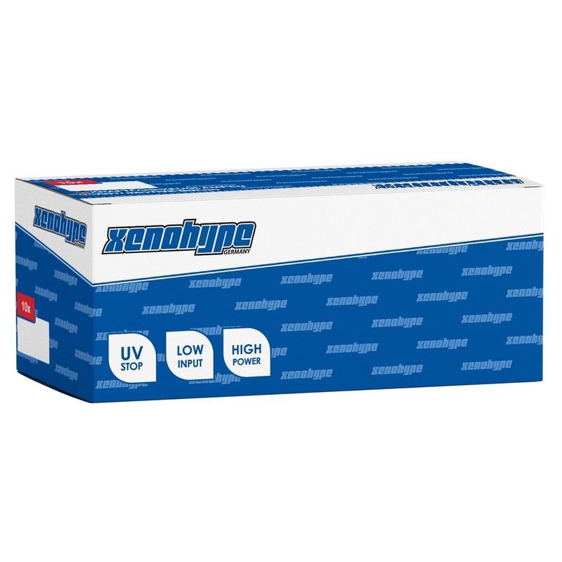 XENOHYPE 10x W21/5W Premium W3x16q 12V Glass Base Lamps