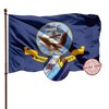 Navy Flag 2x3 Double Sided- Heavy Duty 3 Ply 210D-