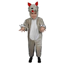 Dress Up America Little Kids Plush Wolf Costume
